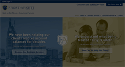Desktop Screenshot of frost-arnett.com